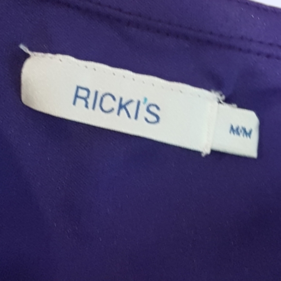 Gorgeous one shoulder purple chiffon cocktail dress size medium - Picture 3 of 4